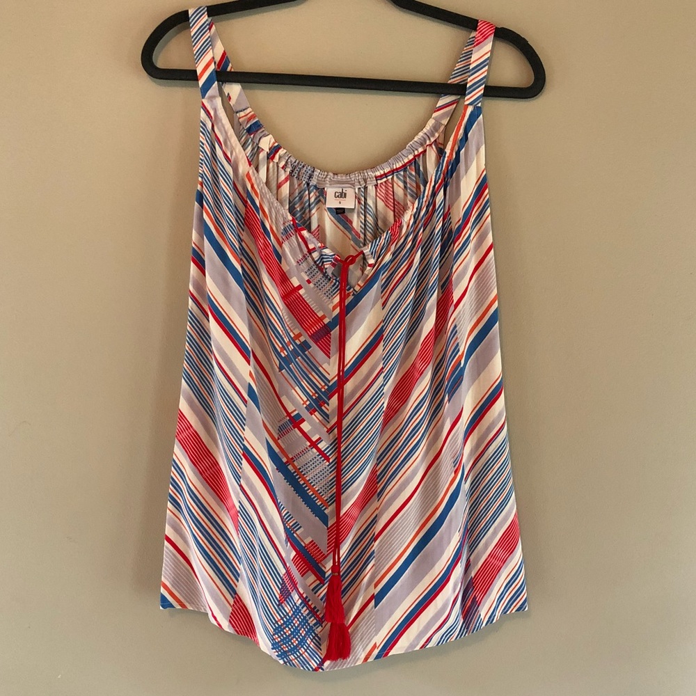 Cabi tassel tank NWOT S